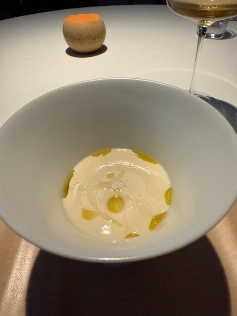 abalone in a rich creamy sauce