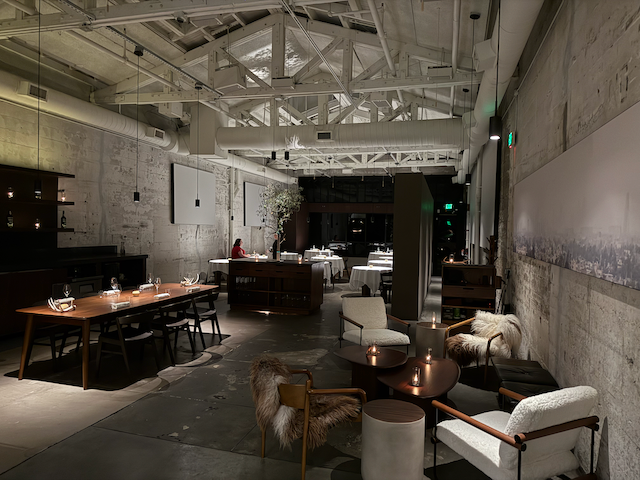 an interior view of the restaurant